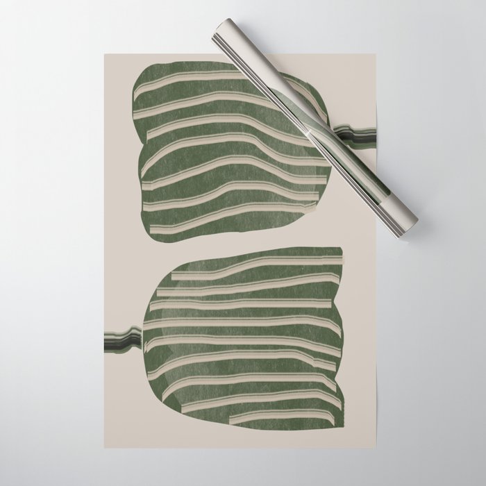 Abstract Tulips Wrapping Paper Gallery Image 1