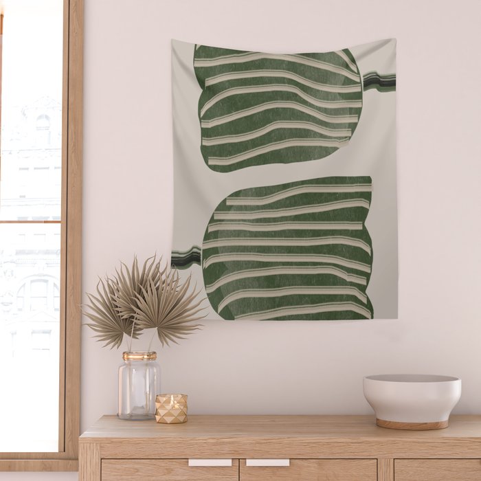 Abstract Tulips Wall Tapestry Gallery Image 2