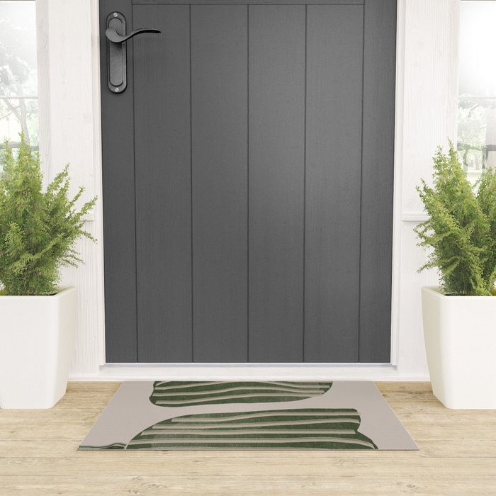 Abstract Tulips Welcome Mat Gallery Image 3