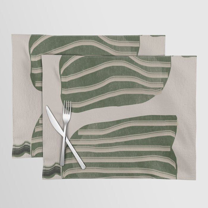 Abstract Tulips Placemat Gallery Image 1