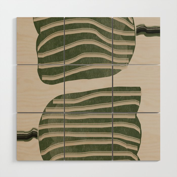 Abstract Tulips Wood Wall Art Gallery Image 1