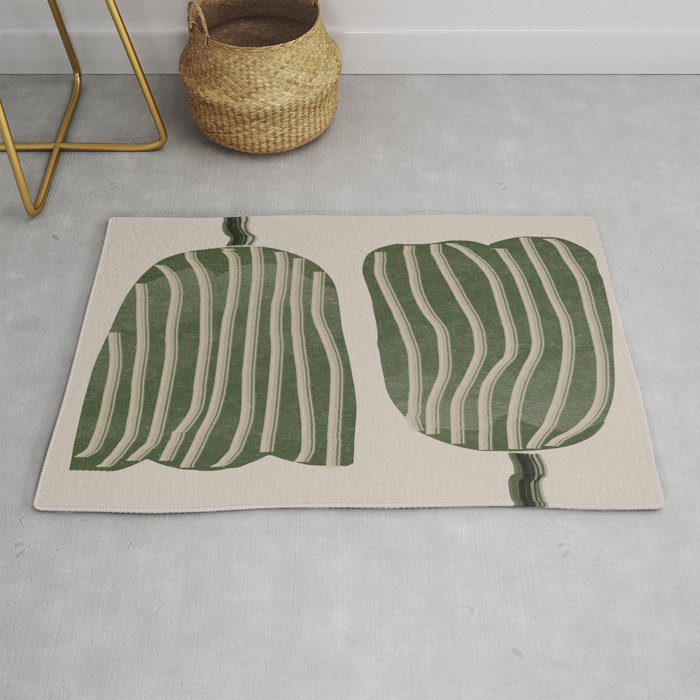 Abstract Tulips Rug Gallery Image 1