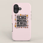 Being Normal is Overrated iPhone Case Gallery Image 1