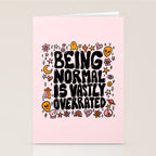 Being Normal is Overrated Stationery Card Gallery Image 2