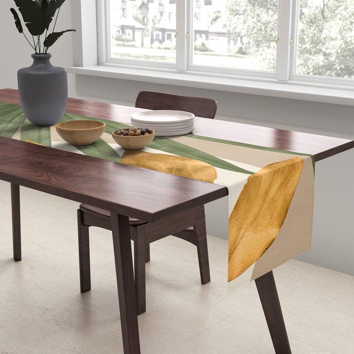 Abstract Tropical Art 21 Table Runner Gallery Image 2