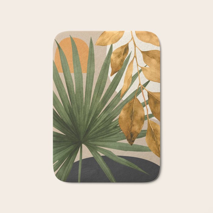 Abstract Tropical Art 21 Bath Mat Gallery Image 1