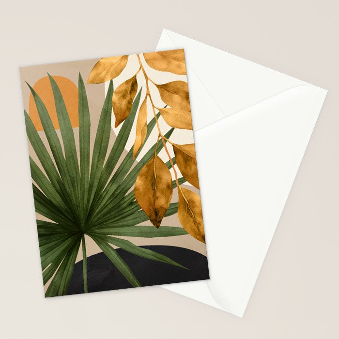 Abstract Tropical Art 21 Stationery Card Gallery Image 2