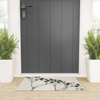 Gypsophila in a Red Vase Welcome Mat Gallery Image 3