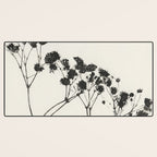 Gypsophila in a Red Vase Desk Mat Gallery Image 3