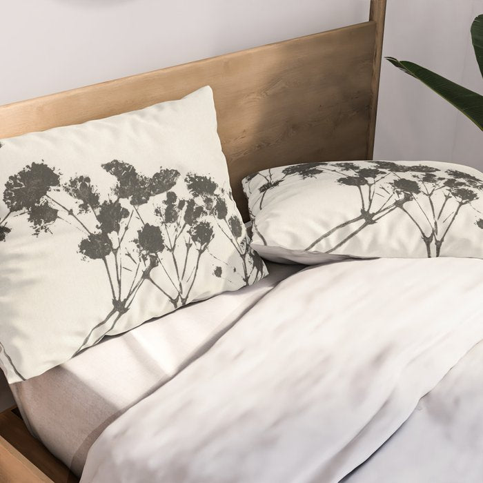 Gypsophila in a Red Vase Pillow Sham Gallery Image 2