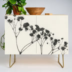Gypsophila in a Red Vase Credenza Gallery Image 1