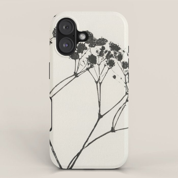 Gypsophila in a Red Vase iPhone Case Gallery Image 1