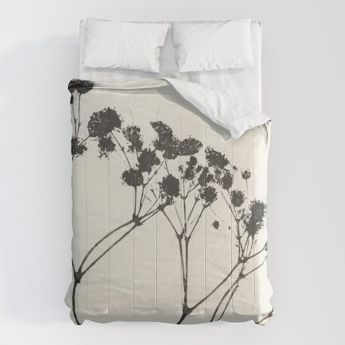Gypsophila in a Red Vase Comforter Gallery Image 6