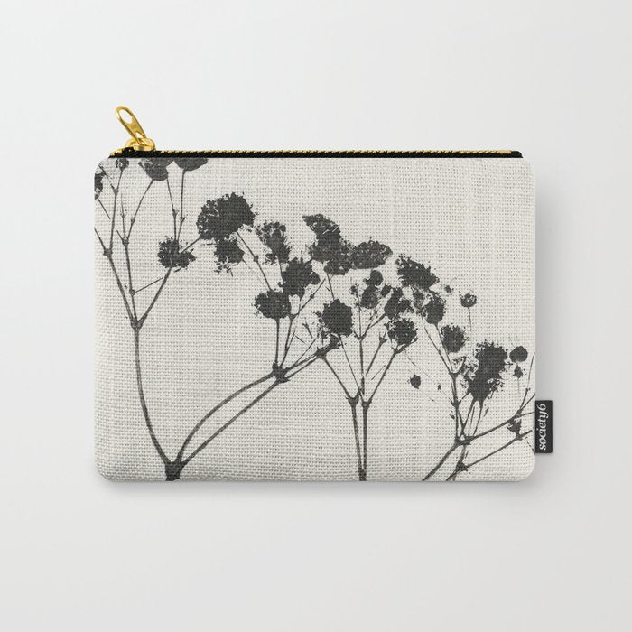 Gypsophila in a Red Vase Carry All Pouch Gallery Image 1