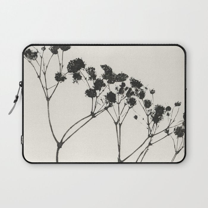 Gypsophila in a Red Vase Laptop Sleeve Gallery Image 1