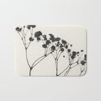 Gypsophila in a Red Vase Bath Mat Gallery Image 1