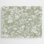 Sage Bloom in Floral Jigsaw Puzzle Gallery Image 1