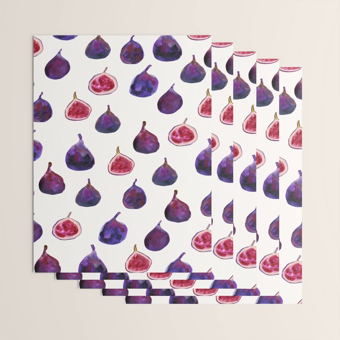 Figs Pattern Wrapping Paper Gallery Image 3