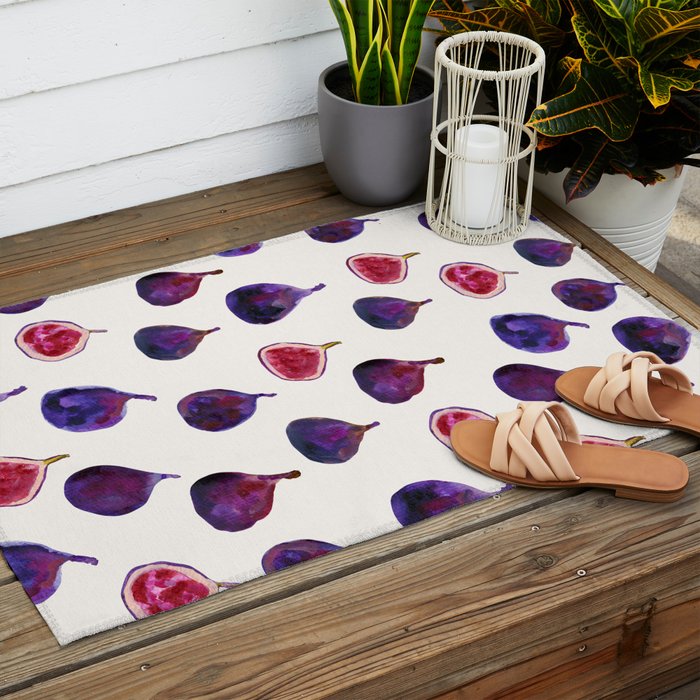 Figs Pattern Outdoor Rug Gallery Image 2
