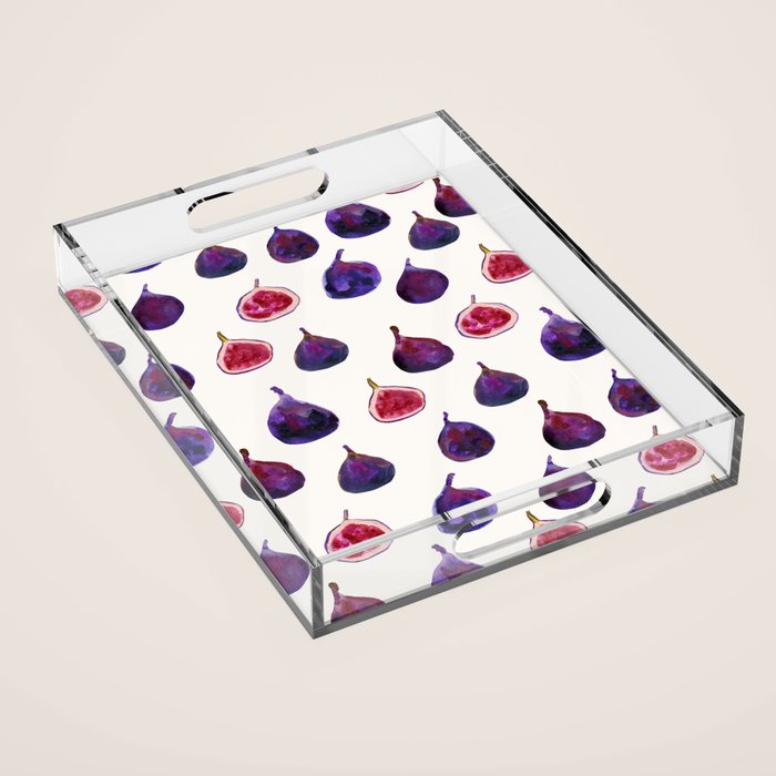 Figs Pattern Acrylic Tray Gallery Image 1