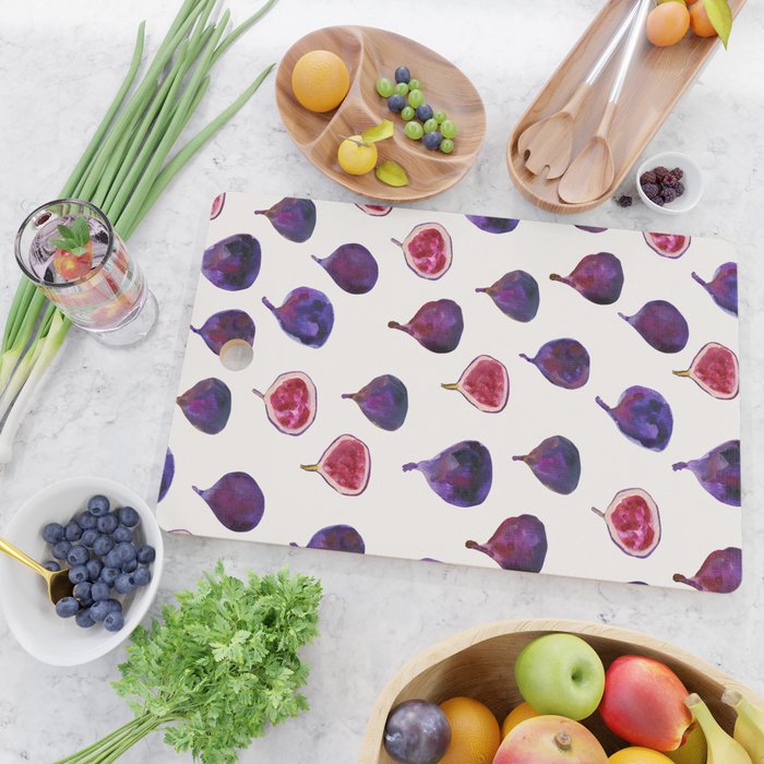 Figs Pattern Cutting Board Gallery Image 2