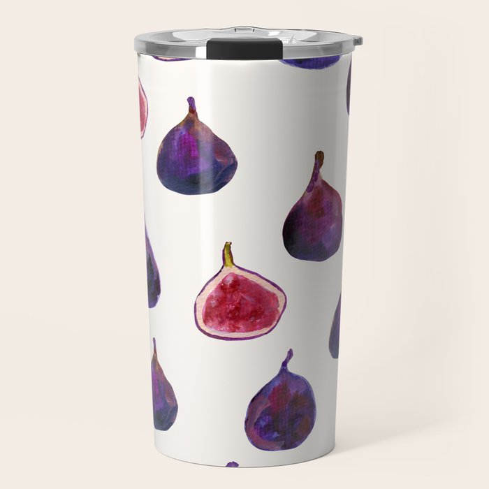 Figs Pattern Travel Mug Gallery Image 1