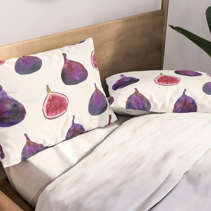 Figs Pattern Pillow Sham Gallery Image 2