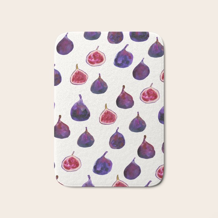 Figs Pattern Bath Mat Gallery Image 1