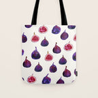 Figs Pattern Tote Bag Gallery Image 1
