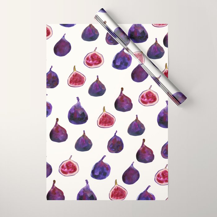 Figs Pattern Wrapping Paper Gallery Image 1