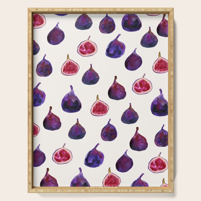 Figs Pattern Serving Tray Gallery Image 1