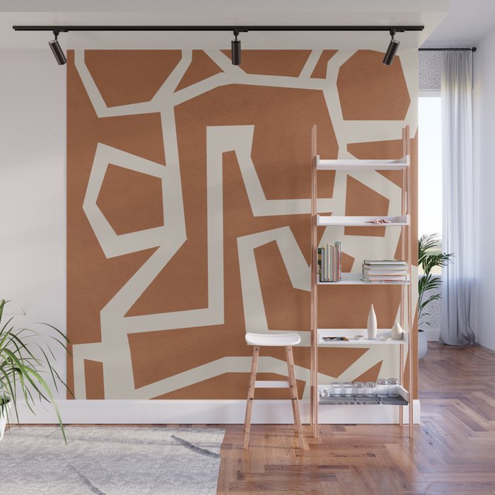 Fragmented Paths 7 Wall Mural Gallery Image 1