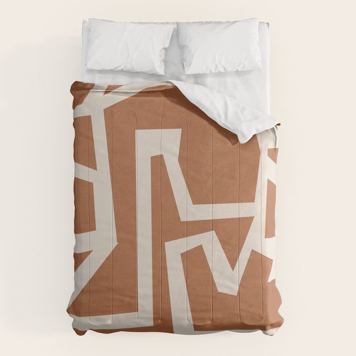 Fragmented Paths 7 Comforter Gallery Image 1