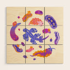sea slug - pastel Wood Wall Art Gallery Image 1