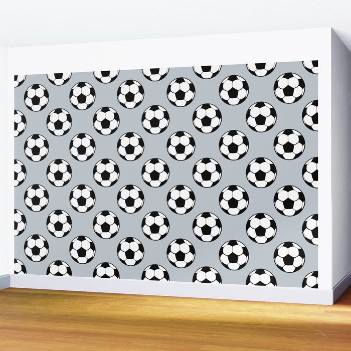 Soccer Balls 1 Wall Mural Gallery Image 2