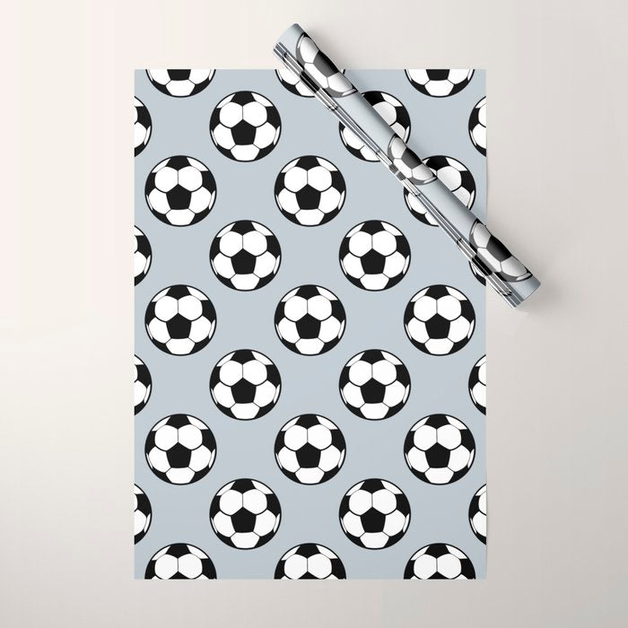 Soccer Balls 1 Wrapping Paper Gallery Image 1