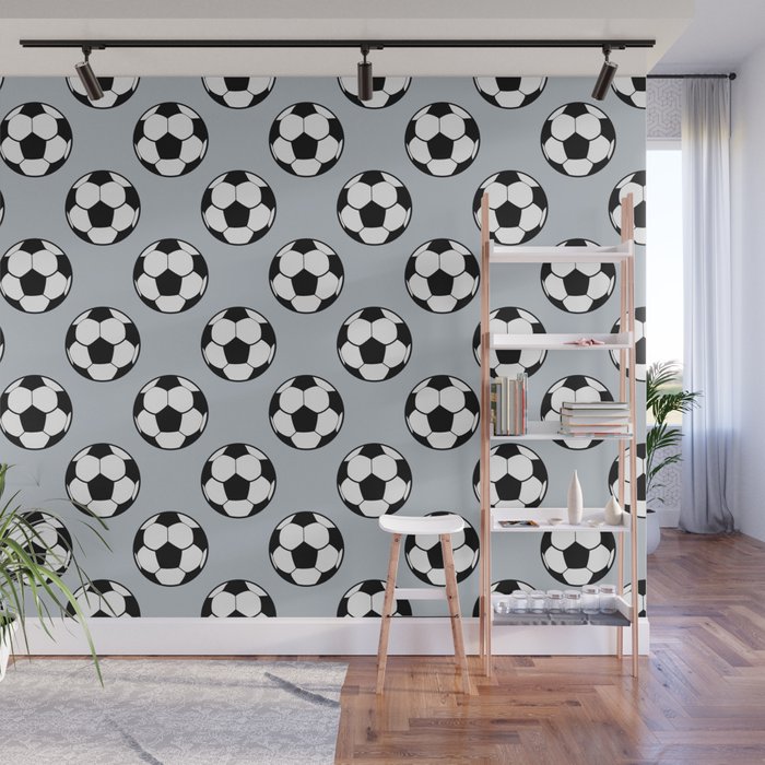 Soccer Balls 1 Wall Mural Gallery Image 1