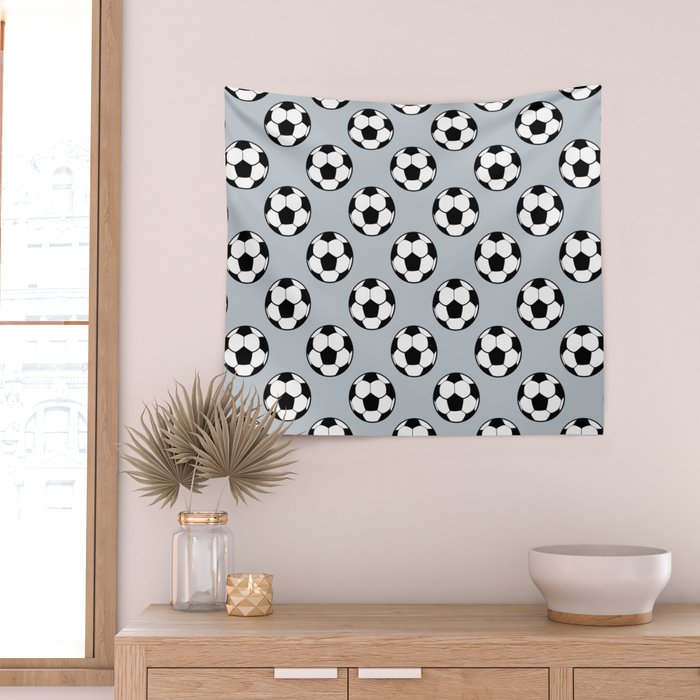 Soccer Balls 1 Wall Tapestry Gallery Image 2