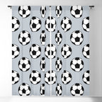 Soccer Balls 1 Window Curtain Gallery Image 5