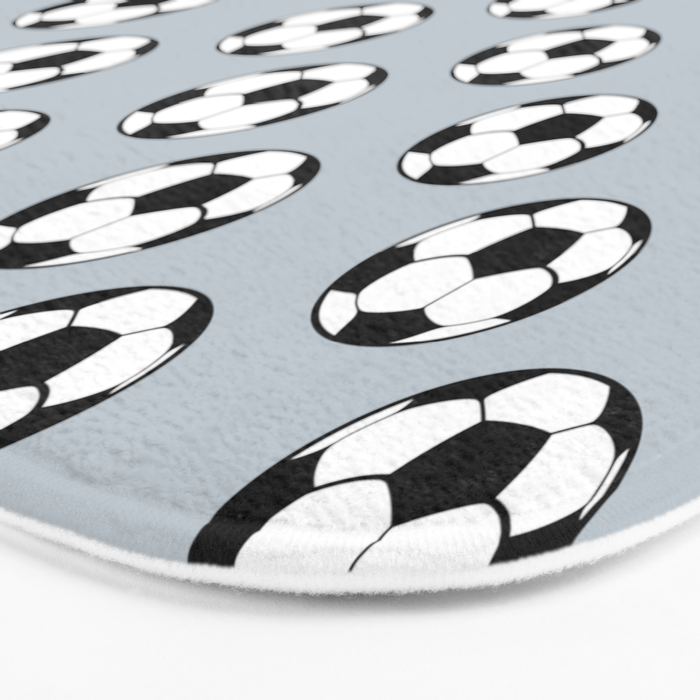 Soccer Balls 1 Bath Mat Gallery Image 3