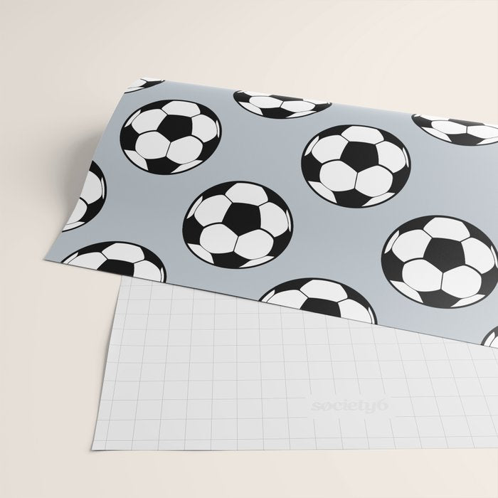 Soccer Balls 1 Wrapping Paper Gallery Image 2