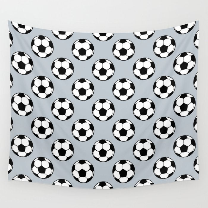 Soccer Balls 1 Wall Tapestry Gallery Image 1