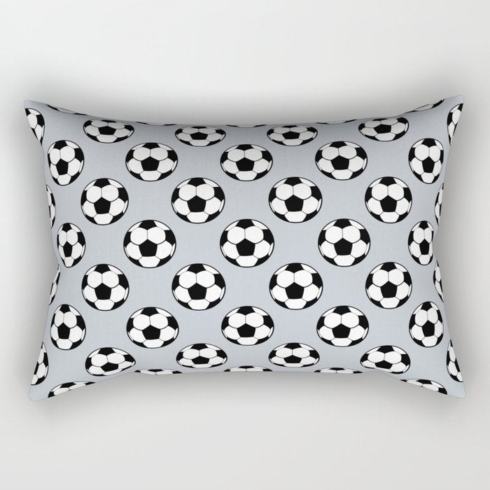 Soccer Balls 1 Rectangular Pillow Gallery Image 1