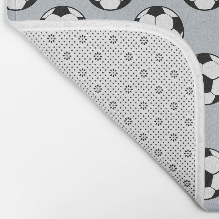 Soccer Balls 1 Bath Mat Gallery Image 2