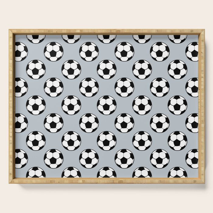 Soccer Balls 1 Serving Tray Gallery Image 1