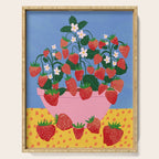 Potted Strawberries Serving Tray Gallery Image 1