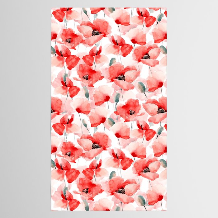 Poppies   Tablecloth Gallery Image 2