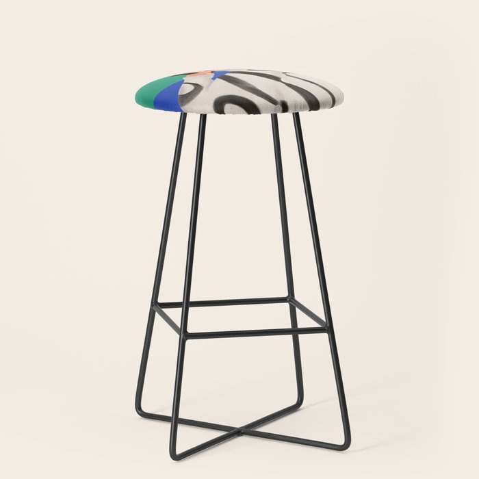 Dance of Colors and Dreams Stool Gallery Image 1