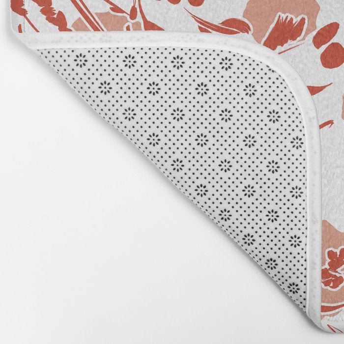 Wild flowering reddish meadow Bath Mat Gallery Image 2