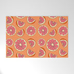 Grapefruit Print Welcome Mat Gallery Image 1